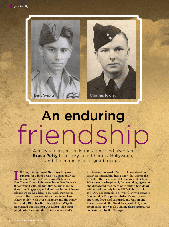 Inside History - An enduring friendship